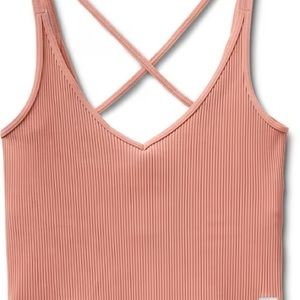 Vuori Rib Crop Tank Top - Women's